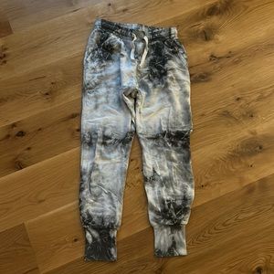 black and white sweatpants